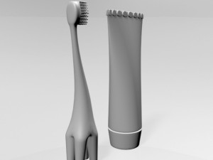 Training Toothbrush Set 01 Modèle 3D