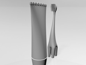 Training Toothbrush Set 01 Modèle 3D