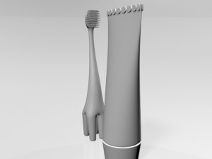 Training Toothbrush Set 01 Modèle 3D