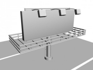 billboard 01 Model 3D