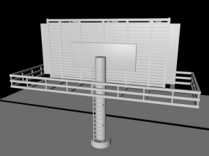 billboard 01 3D Model