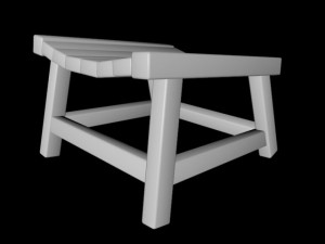 footrest 01 3D Model