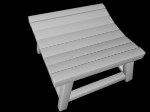 footrest 01 3D Model