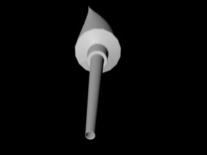 glue tube 01 3D Model