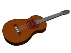 chitarra 01 Modello 3D