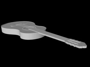 Guitar 01 3D Model