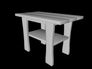 table 01 Modèle 3D
