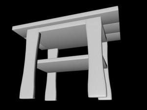 table 01 Modèle 3D