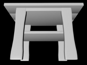 table 01 Modèle 3D