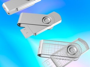 usb flash drive 03 3D Model