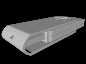 usb flash drive 03 3D Model