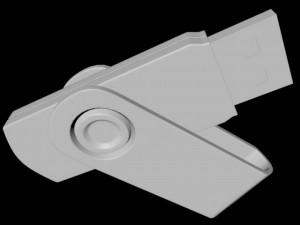 usb flash drive 03 3D Model