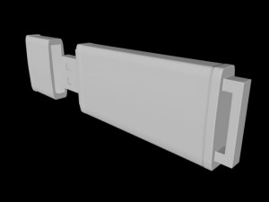 usb flash drive 04 3D Model