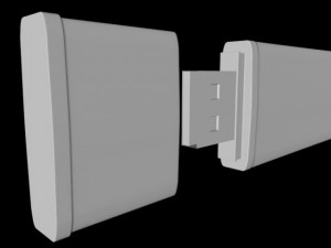 usb flash drive 04 3D Model