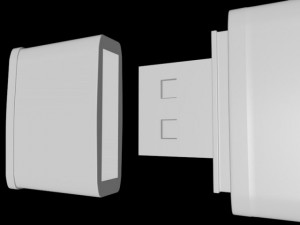 usb flash drive 04 3D Model