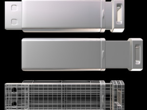 usb flash drive 05 3D Model