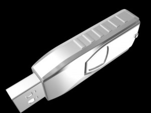 usb flash drive 06 3D Model