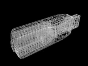 usb flash drive 06 3D Model