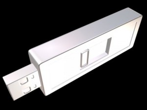 usb flash drive 07 3D Model
