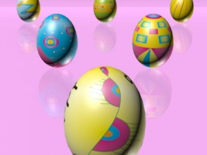 easter eggs set 03 3D 模型