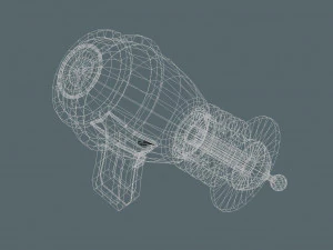 cartoon space 3D Model