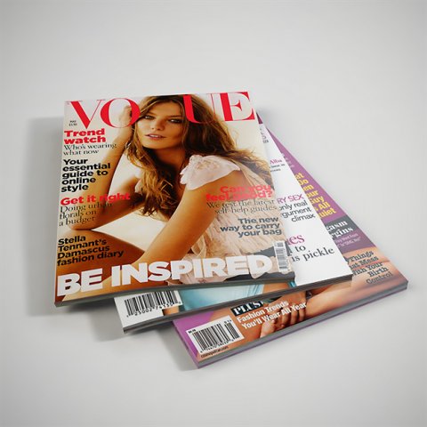 magazines Modello 3D .c4d .max .obj .3ds .fbx .stl .blend 