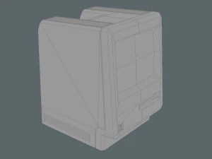 macintosh 128k 3D Model