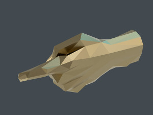 lowpoly pointing hand 3D Model