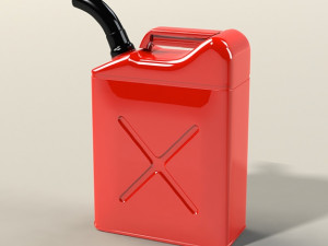 simple free jerrycan 3D-Modell