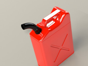 simple free jerrycan 3D 模型