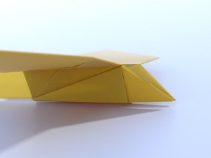 paperplane 1 origami Model 3D