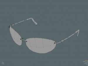 matrix sunglasses Modello 3D