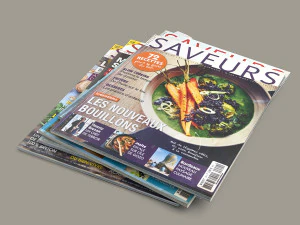 cooking magazines stack 3D Model