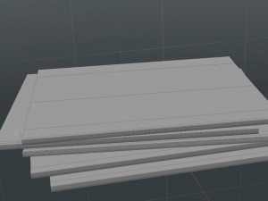 cooking magazines stack 3D मॉडल