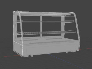 cooling display Modello 3D