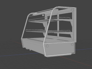 cooling display Modello 3D