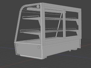 cooling display Modello 3D