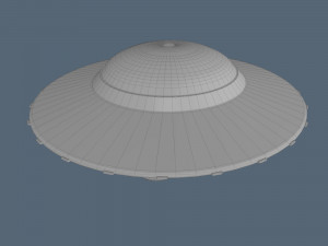 ufo flying saucer Modèle 3D