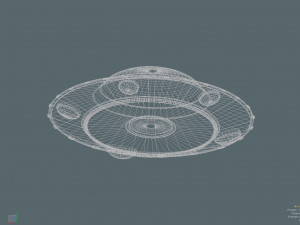 ufo flying saucer Modèle 3D