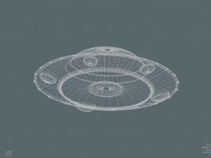 ufo flying saucer 3D Model