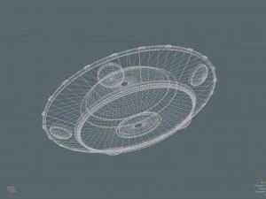 ufo flying saucer 3D Model