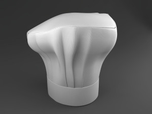 chef hat two Modèle 3D