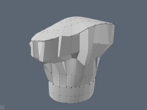 chef hat two 3D Model