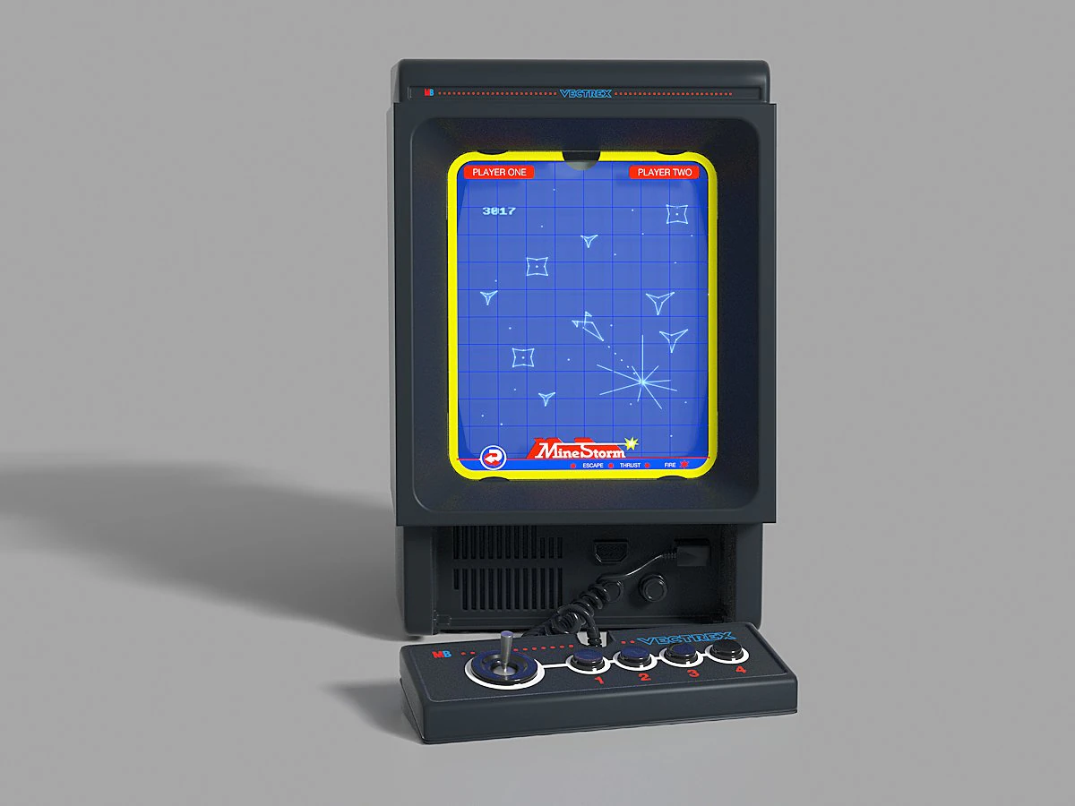 vectrex console 3D Model .c4d .max .obj .3ds .fbx .stl .blend 