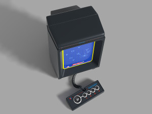 vectrex console Model 3D