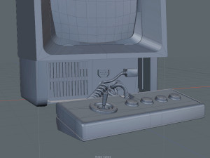 vectrex console Model 3D