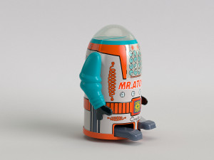 vintage tin toy robot 3D 模型