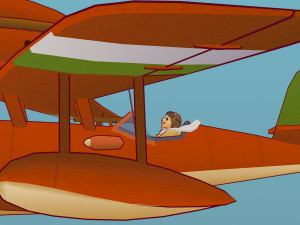 porco rosso 3D Модель
