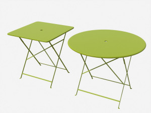 bistrot metal tables Modèle 3D