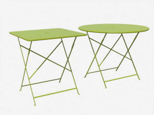 bistrot metal tables 3D Model